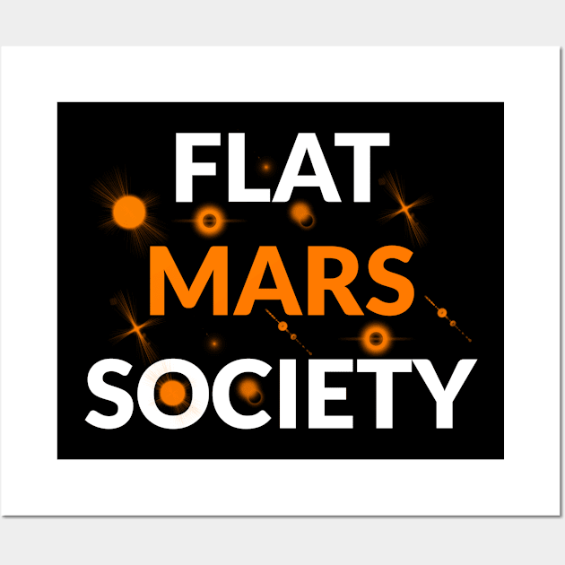 Flat Mars Society Wall Art by unique_design76